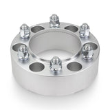 Street Dirt Track-2000-2021 CHEVROLET SUBURBAN 1500 2WD/4WD - 6x139.7 Hubcentric Wheel Spacer Kit - Set of 4 with lip - Silver-Wheel Spacer-Street Dirt Track-