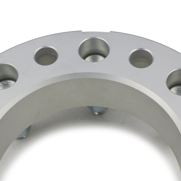 Street Dirt Track-2010-2014 DODGE RAM 2500 2WD/4WD (9/16" X 18 STUDS SIZE ONLY) - 8x165.1 Wheel Spacers Kit - Set of 4 with no lip - Silver-Wheel Spacer-Street Dirt Track-1.5"-SDT-WS-0154