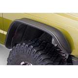 Street Dirt Track-1984-2001 Jeep Cherokee XJ Flat Style Fender Flare - Front/Rear Kit-fenderflare-Bushwacker-Matte Black-B/W10922-07