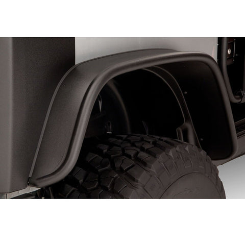 2007-2016 Jeep Wrangler JK Flat Style Fender Flare - Front/Rear Kit