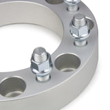 Street Dirt Track-1973-1996 FORD F-250 F350 2WD/4WD* (9/16" X 18 STUDS SIZE ONLY) - 8x165.1 Wheel Spacers Kit - Set of 4 with no lip - Silver-Wheel Spacer-Street Dirt Track-2"-SDT-WS-0175
