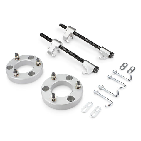 Front Lift Kit 2004-2015 Nissan Armada Silver Spacer + Removal Tool