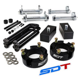 Street Dirt Track-2005-2015 Toyota Tacoma Full Leveling Lift Kit 2WD 4WD with Differential Drop and Camber Caster Bolt Alignment Kit-Lift Kit-Street Dirt Track-2" Front + 2" Rear-SDT-LLK-1245