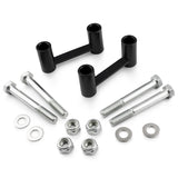 Street Dirt Track-Rear Shock Extenders Steel Kit 2006-2010 Hummer H3 4x4 4WD-Shock Extender-Street Dirt Track-Black-SDT-ACC-0114