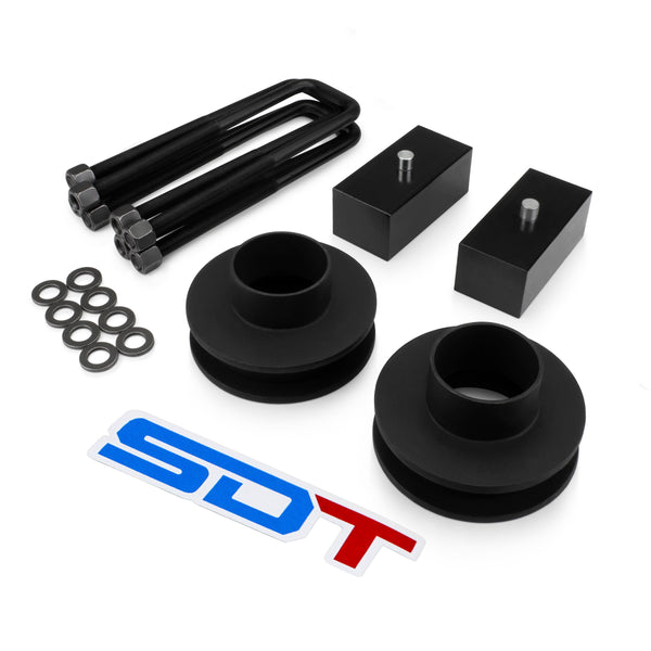 Street Dirt Track-1999-2007 Chevy Silverado 1500 Front + Rear STEEL Lift Leveling Kit with Coil Spring Compressor Tool-Lift Kit-Street Dirt Track-3" Front + 2" Rear / Tool-SDT-LLK-1729