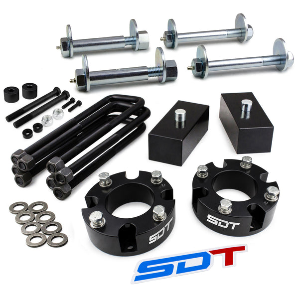 Street Dirt Track-2007-2020 Toyota Tundra Full Leveling Lift Kit with Differential Drop and Camber Caster Alignment Bolt Kit-Lift Kit-Street Dirt Track-3" Front + 1" Rear-SDT-LLK-1253