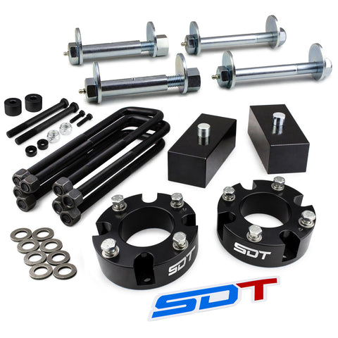 2007-2020 Toyota Tundra Full Leveling Lift Kit with Differential Drop and Camber Caster Alignment Bolt Kit
