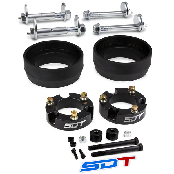 Street Dirt Track-2007-2009 Toyota FJ Cruiser Full Lift Leveling Kit 4WD with Differential Drop with Camber Caster Bolt Alignment Kit-Lift Kit-Street Dirt Track-3" Front + 1.5" Rear-SDT-LLK-1321