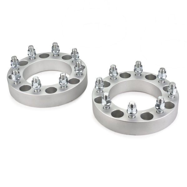 Street Dirt Track-Wheel Spacers 2PC / 2005-2022 Ford F250 Super Duty 8x170 4x4-Wheel Spacer-Street Dirt Track-1.5" / 2pcs / Silver-SDT-ACC-0118