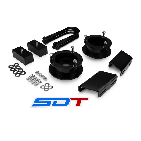 Street Dirt Track-2003-2012 Dodge Ram 3500 with 4" Dana 80 Rear Axle NON-OVERLOAD 4WD Full Lift Leveling Kit + Sway Bar Drop-Lift Kit-Street Dirt Track-3" Front + 2" Rear-SDT-LLK-0698