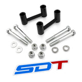 Street Dirt Track-Rear Shock Extenders Steel Kit 2004-2012 GMC Canyon 4x4 4x2-Shock Extender-Street Dirt Track-Black-SDT-ACC-0113