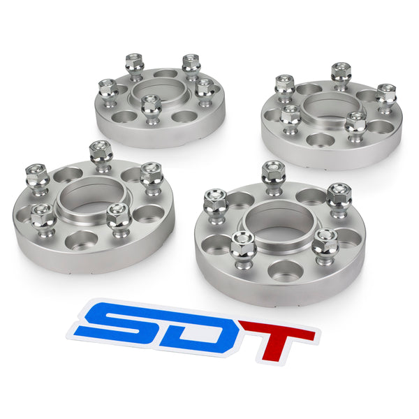 Street Dirt Track-4pc 20mm Hub Centric Wheel Spacers with Lip 2008-2016 Cadillac CTS XTS-Wheel Spacer-Street Dirt Track-20MM / 4pcs-Silver-SDT-WS-0705