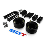 Street Dirt Track-2003-2012 Dodge Ram 3500 Dually with Overload Springs 4WD Full Lift Leveling Kit + Sway Bar Drop-Lift Kit-Street Dirt Track-3" Front + 2" Rear-SDT-LLK-0695