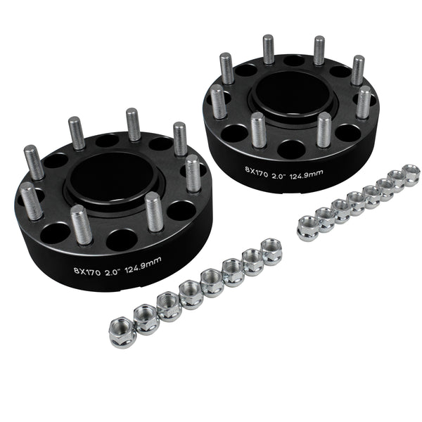 Street Dirt Track-2005-2022 Ford F-350 8x170 124.9mm Wheel Spacer - Set of 2-Wheel Spacer-Street Dirt Track-