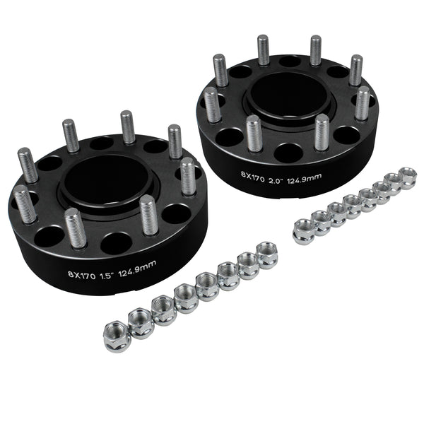 Street Dirt Track-2005-2022 Ford F-250 8x170 124.9mm Wheel Spacer - Set of 2-Wheel Spacer-Street Dirt Track-