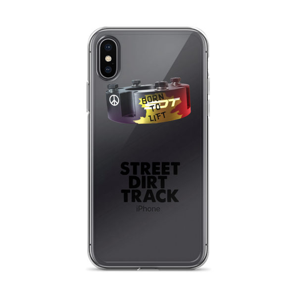 Street Dirt Track-iPhone Case - Street Dirt Track - Born To Lift-Phone Case-SDT Liftstyle-iPhone X-SDT-PHC-0005