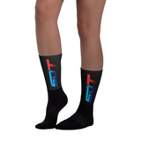 Street Dirt Track-SDT Black Foot Sublimated Socks-Socks-SDT Liftstyle-