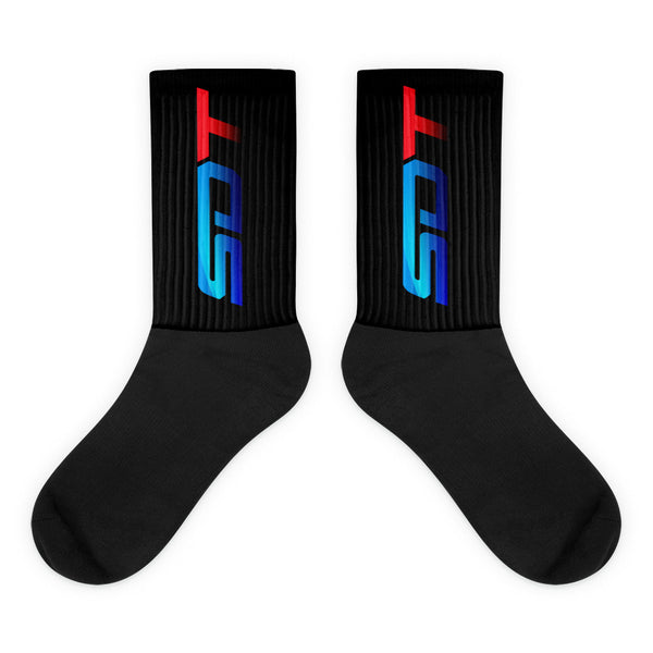 Street Dirt Track-SDT Black Foot Sublimated Socks-Socks-SDT Liftstyle-M (6-8)-SDT-SOCK-0004