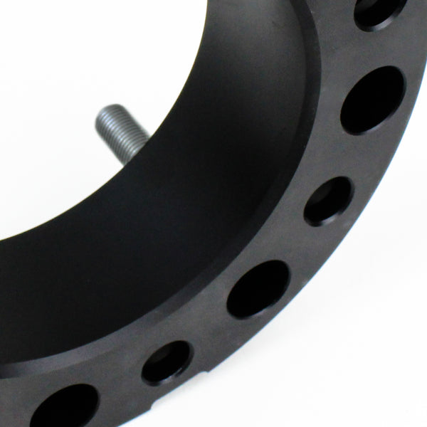 Street Dirt Track-2" Wheel Spacers 2011-2022 Chevy Silverado 2500 3500 HD-Wheel Spacer-Street Dirt Track-2" / 4pcs-Black-SDT-WS-0710