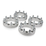 Street Dirt Track-1988-2000 CHEVROLET C2500 (8-LUG ONLY) 2WD - 8x165.1 Wheel Spacers Kit - Set of 4 - Silver-Wheel Spacer-Street Dirt Track-