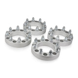 Street Dirt Track-2000-2010 CHEVROLET SILVERADO 3500HD 2WD/4WD - 8x165.1 Wheel Spacers Kit - Set of 4 - Silver-Wheel Spacer-Street Dirt Track-1.5"-SDT-WS-0099