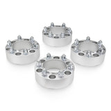 Street Dirt Track-1999-2021 CHEVROLET SILVERADO 1500 2WD/4WD (6-LUG ONLY) - 6x139.7 Hubcentric Wheel Spacer Kit - Set of 4 with lip - Silver-Wheel Spacer-Street Dirt Track-1.5