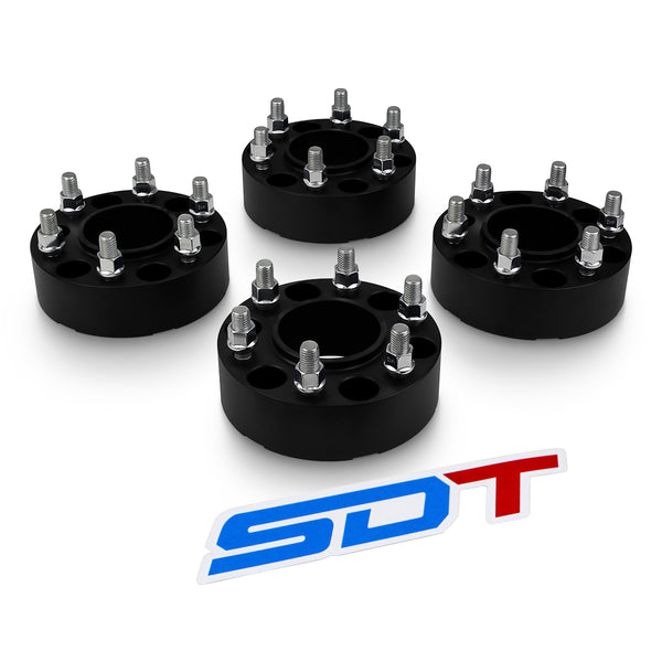 Street Dirt Track-2007-2013 CHEVROLET AVALANCHE 2WD/4WD - 6x139.7 Hubcentric Wheel Spacer Kit - Set of 4 with lip-Wheelspacer-Street Dirt Track-
