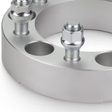 Street Dirt Track-Fits 2004-2010 Infiniti QX56 2WD/4WD - 6x139.7 108mm Lug Centric Wheel Spacers Kit - Set of 4 with no lip - Silver-Wheelspacer-Street Dirt Track-