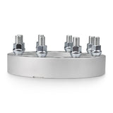 Street Dirt Track-2005-2022 FORD F-250 SUPER DUTY 2WD/4WD - 8x170 125mm Lugcentric Wheel Spacers Kit - Set of 4 with no lip - Silver-Wheelspacer-Street Dirt Track-