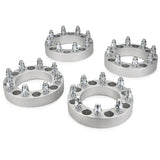 Street Dirt Track-2003-2005 FORD EXCURSION 2WD/4WD - 8x170 125mm Lugcentric Wheel Spacers Kit - Set of 4 with no lip - Silver-Wheelspacer-Street Dirt Track-1.5"-SDT-WS-0631