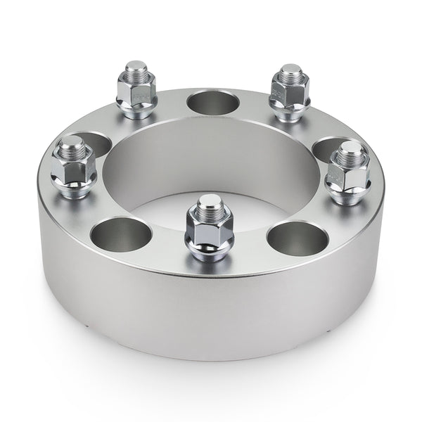 Street Dirt Track-1976-1996 Ford F-150 2WD/4WD - 5x139.7 108mm Wheel Spacer Kit - Set of 4 with no lip - Silver-Wheel Spacer-Street Dirt Track-2"-SDT-WS-0678